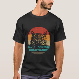 Owl Retro Stijl T-shirt