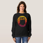 Owl Retro Stijl  Trui (Voorkant volledig)