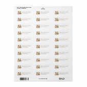 Owl Return Address Labels (Full Sheet)
