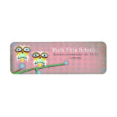 Owl Return Address Labels (Voorkant)