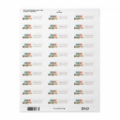 Owl Return Address Labels (Full Sheet)