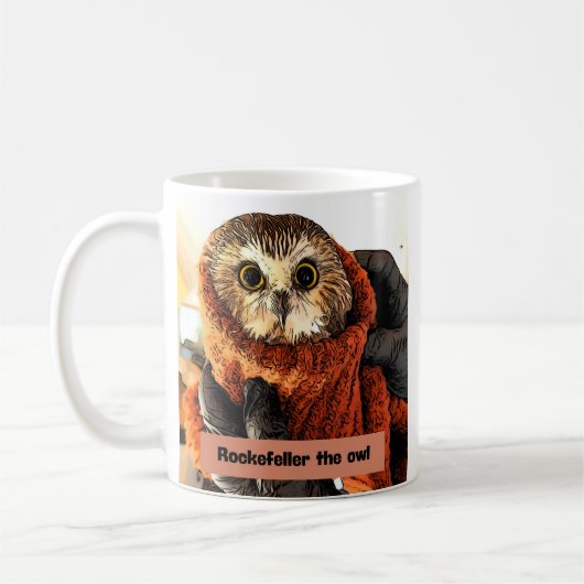 Owl, Rockefeller Koffiemok (Links)