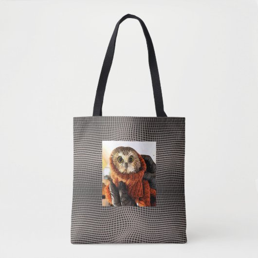 Owl, Rockefeller Tote Bag (Voorkant)