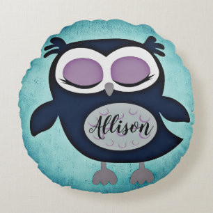 Owl Rond Kussen