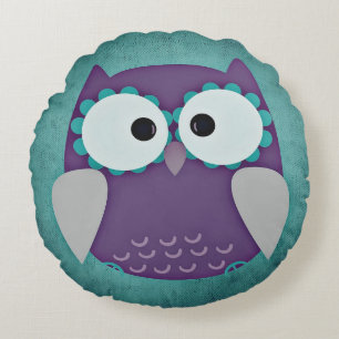 Owl Rond Kussen