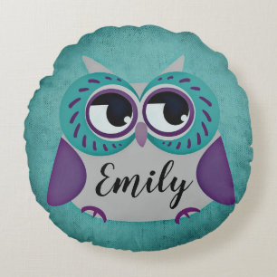Owl Rond Kussen