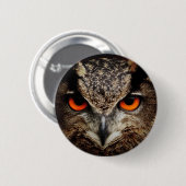 Owl Ronde Button 5,7 Cm (Voorkant /achterkant)