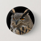 Owl Ronde Button 5,7 Cm (Voorkant)