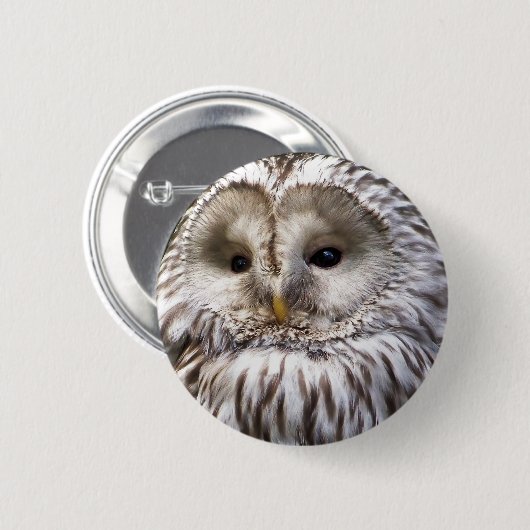 OWL RONDE BUTTON 5,7 CM (Voorkant /achterkant)