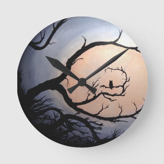 Owl Ronde Klok (Voorkant)