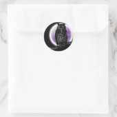 Owl Ronde Sticker (Tas)