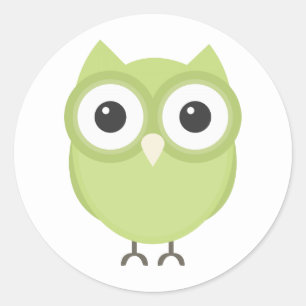 Owl Ronde Sticker