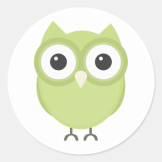 Owl Ronde Sticker