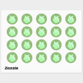 Owl Ronde Sticker (Vel)