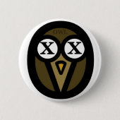 Owl Round Button (Voorkant)