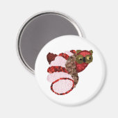 Owl Round Magnet (Voorkant / Achterkant)