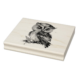 Owl Rubberstempel