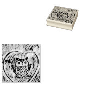 Owl Rubberstempel (Gestempeld)
