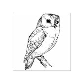 Owl Rubberstempel (Afrduk)