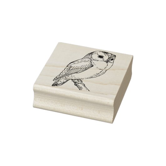 Owl Rubberstempel (Stempel)