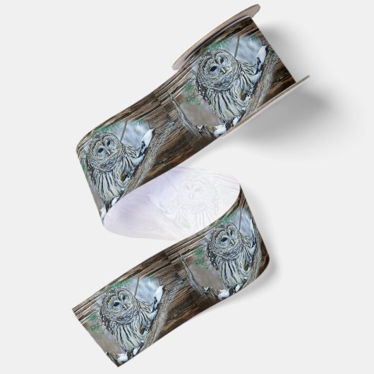 Owl Satijnen Lint (Achterkant)