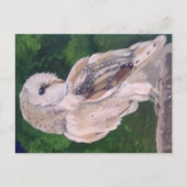 Owl schilderen op briefkaart (Voorkant)