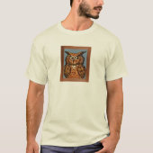 Owl schilderen t-shirt (Voorkant)