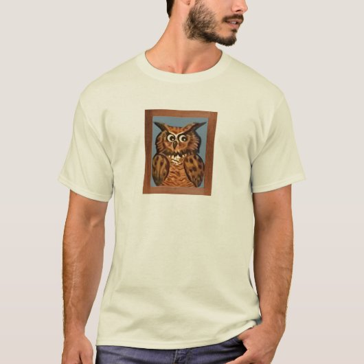 Owl schilderen t-shirt (Voorkant)