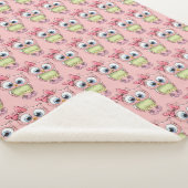 Owl Sherpa Blanket Deken (3/4)