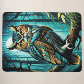 Owl Sherpa Deken (Voorkant (horizontaal))