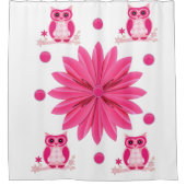 Owl Shower Curtain Douchegordijn (Voorkant)