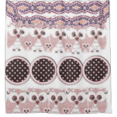 Owl Shower Curtain Douchegordijn (Voorkant)
