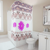 Owl Shower Curtain Douchegordijn (In situ)