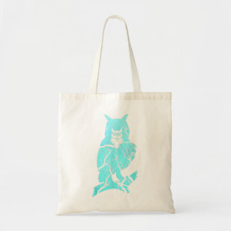 Owl Silhouette Nature Forest Bird Pastel Tote Bag