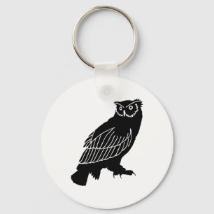 Owl Silhouette Sleutelhanger