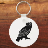 Owl Silhouette Sleutelhanger (Voorkant)