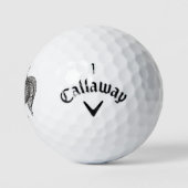 Owl Sketch Cartoon Golfballen (Logo)