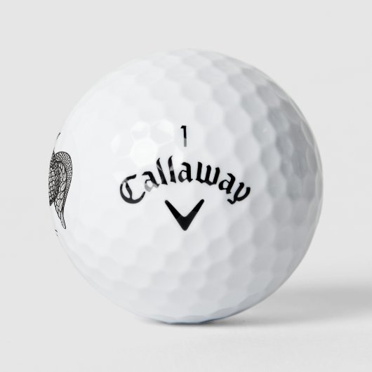 Owl Sketch Cartoon Golfballen (Logo)