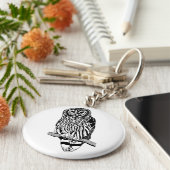 Owl Sleutelhanger (Zijkant)