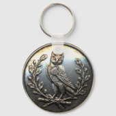 Owl Sleutelhanger blik (Voorkant)