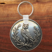 Owl Sleutelhanger blik (Voorkant)