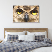 Owl Sluiten Canvas Afdruk (Insitu (Slaapkamer))