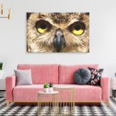Owl Sluiten Canvas Afdruk (Insitu (Woonkamer))