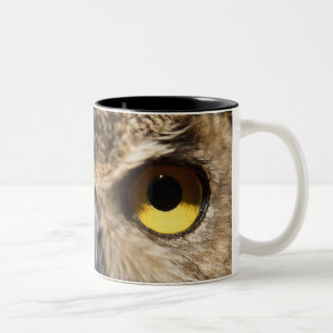 Owl Sluiten Tweekleurige Koffiemok