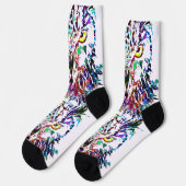 Owl Sokken | Kleurrijke Sokken van Owl (Links)