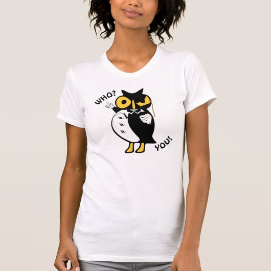 Owl Sophisticate T-shirt (Voorkant)