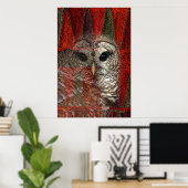 Owl Spirit door Gregory Gallo Poster (Thuiskantoor)