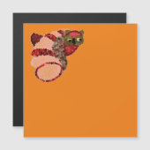 Owl Square Magnetic Kaart (Voorkant / Achterkant)