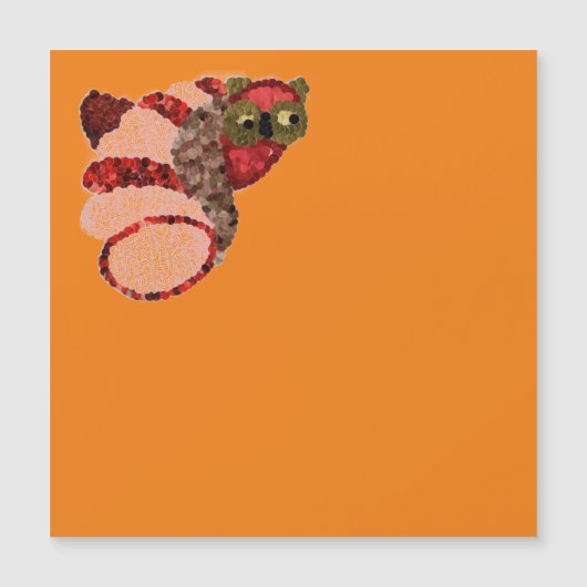 Owl Square Magnetic Kaart (Voorkant)