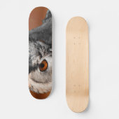 Owl Stare Persoonlijk Skateboard (Voorkant)